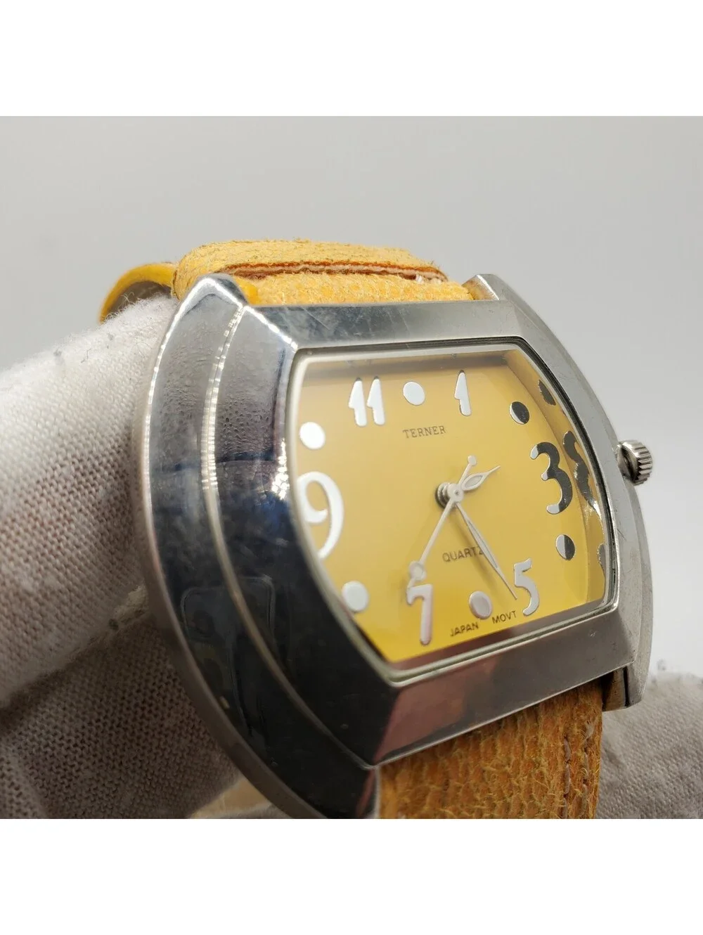 Bijoux Terner Yellow K-10397 Watch 46mm New Battery